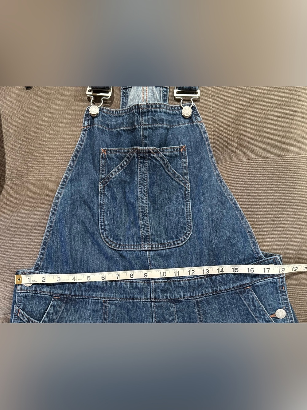GAP denim overalls ladies medium - Picture 5 of 5